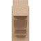 Ekena Millwork 6-in W x 12-in D x 12-in H Balboa Block Rough Cedar Woodgrain TimberThane Outlooker, Primed Tan OUTUR060X12X12BOA44RCPR - alternate 5